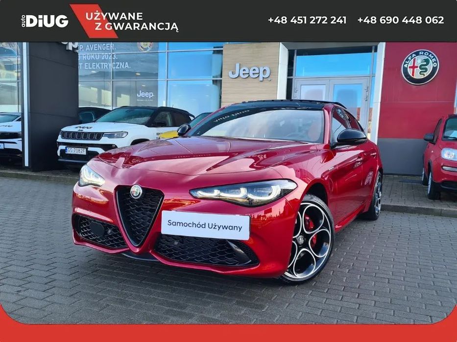 Alfa Romeo Giulia Veloce | salon Polska | Unikatowy Kolor | spoiler karbon | panorama |