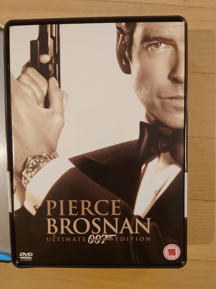 James Bond Pierce Brosnan x 4 BOX Płyty DVD metal Case stan Idealny EN