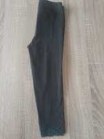 Czarne getry z koronką 104 cm