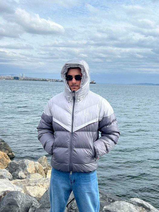 !SALE! Пуховик Nike NSW Storm-Fit Gray XS S M L XL XXL куртка найк