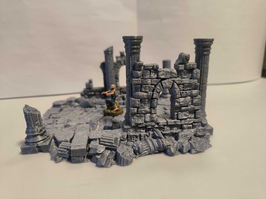 Zrujnowana droga prosta s2 (Lost City) RPG D&D Diorama Makieta