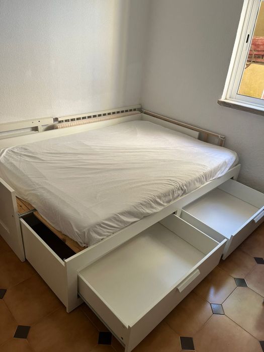 Cama premium com extensão