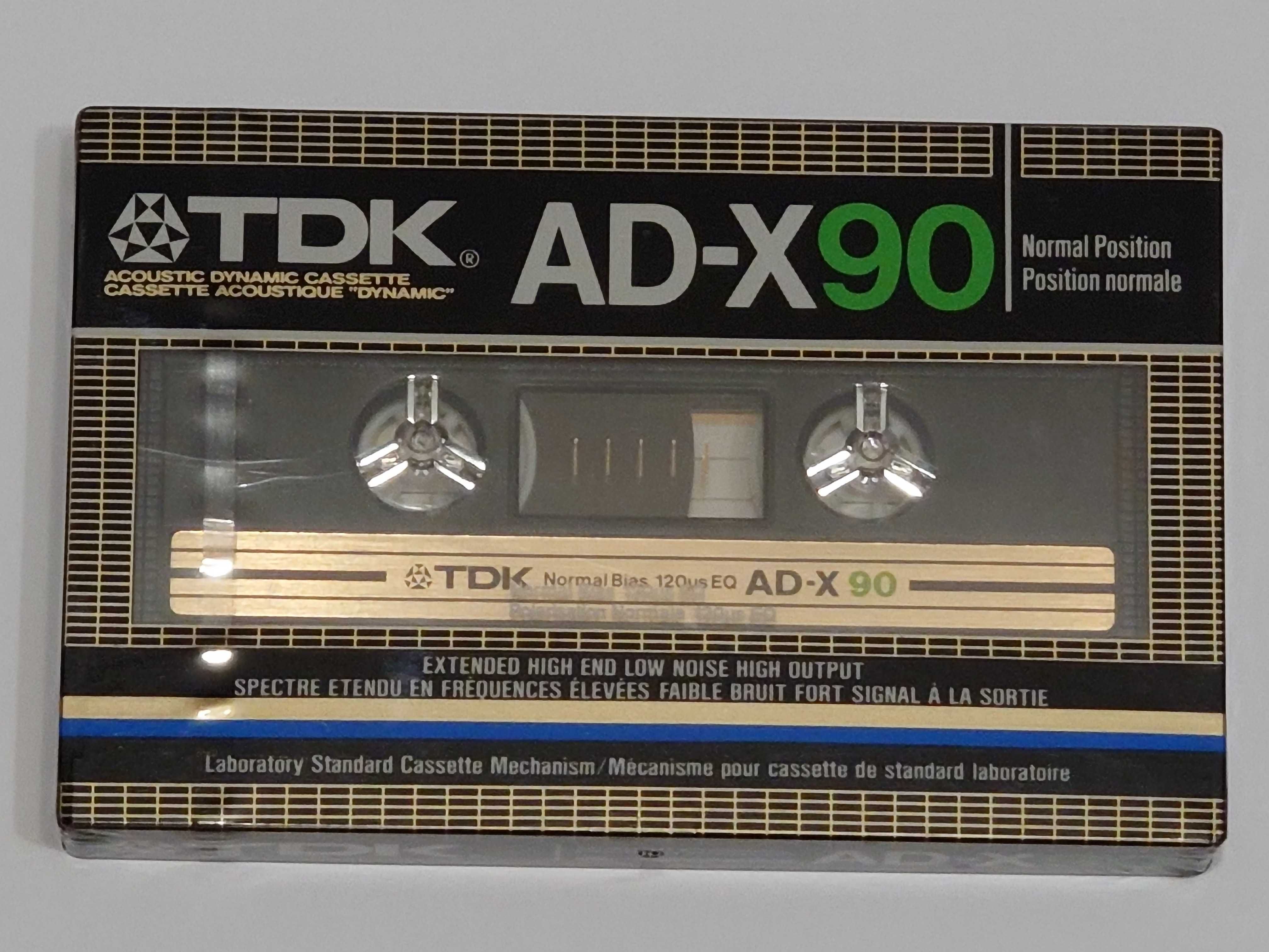 TDK AD-X 90 model na lata 1982/1984 rynek Amerykański