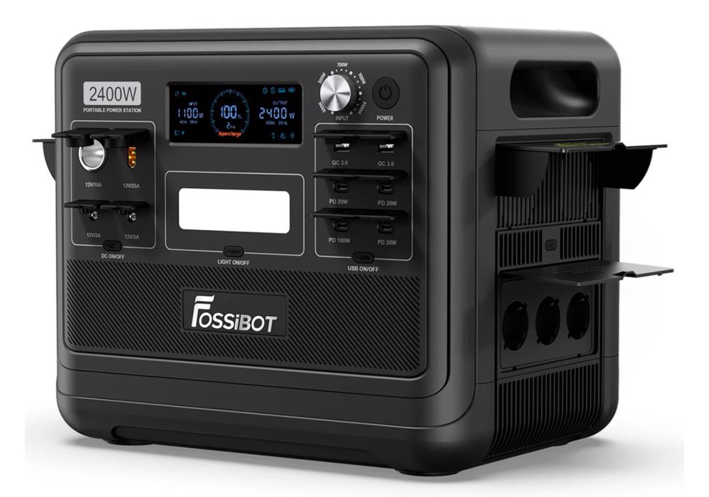 Зарядна станція Fossibot F2400, 2400 Вт, 2048 Вт*год