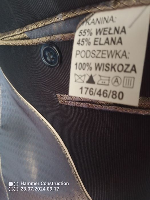 Garnitur męski na okazje