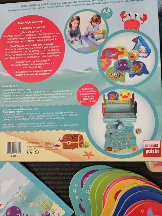 Gra dla dzieci Figle-Migle w oceanie
