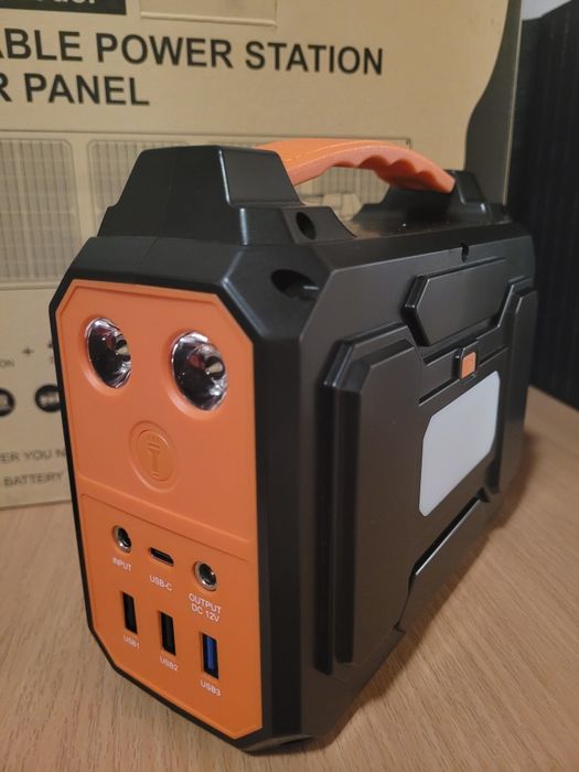 Powerbank Powkey R100 27.000mAh plus panel solarny