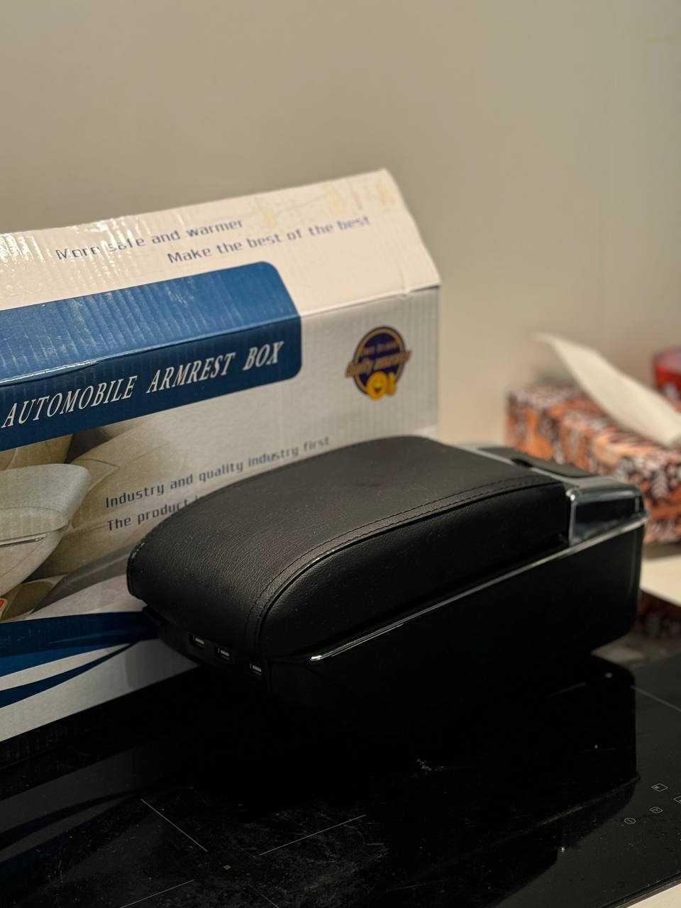 Multipurpose Automobile Armrest  for Mini Cooper Double Layer with USB