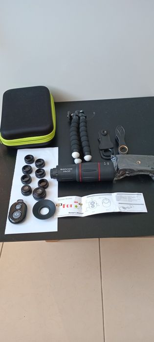 Универсальный комплект объективов Phorse 15 в 1 для телефоной камеры