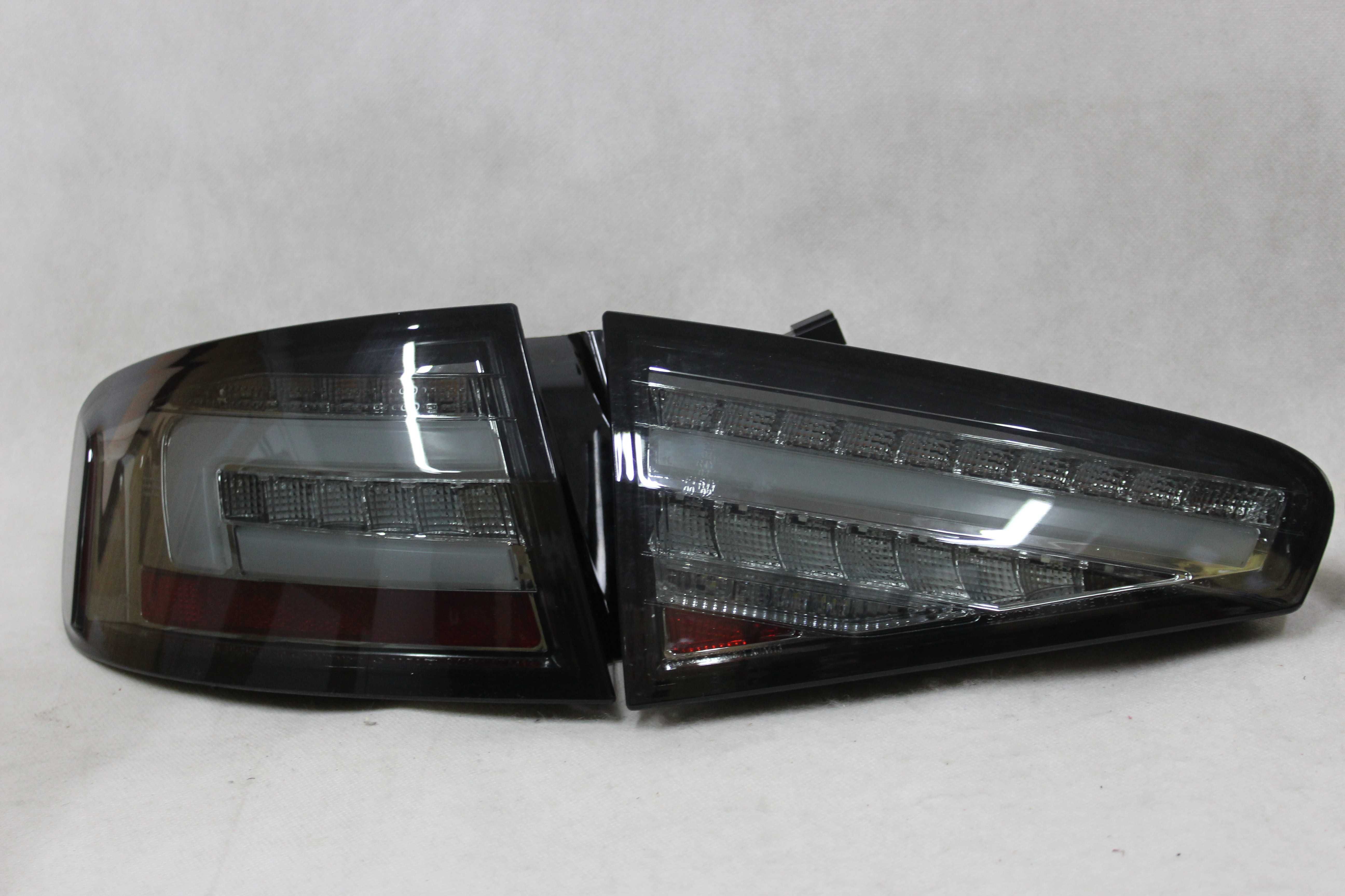 Lampy tył tylne AUDI A4 B8 12-15 LIFT Sedan LED NEON DYNAMICZNE SMOKE
