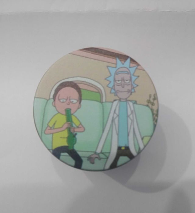 Metalowy Młynek do Suszu "Rick i Morty" 40mm