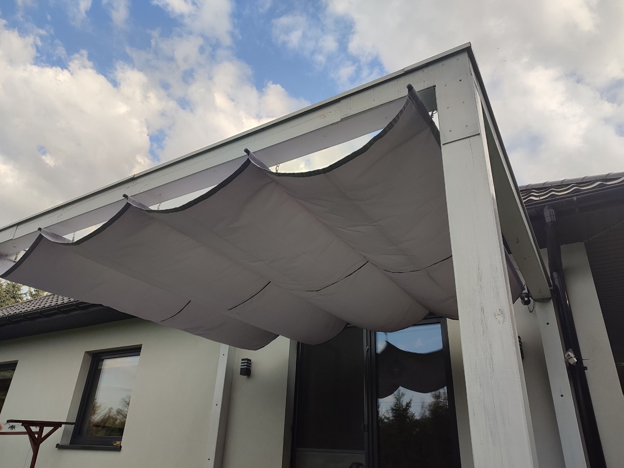 Materiał Taras Zadaszenie Roleta Pergola 4x3 3x4