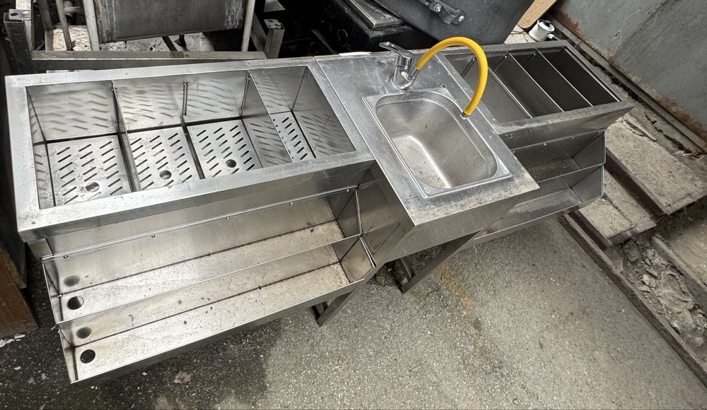 Станція бармена з мийкою робоче місце 200х600