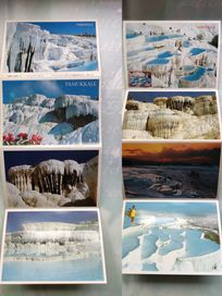 12 pocztówek z Pamukale, widokówki Turcja