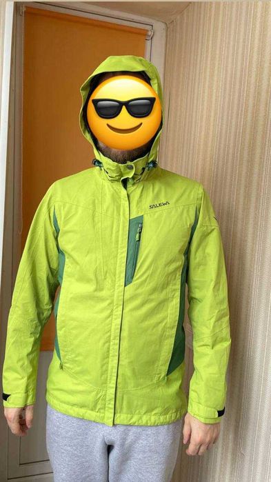 Куртка трекінгова унісекс Вітровка S Salewa power Tex New Model Gore