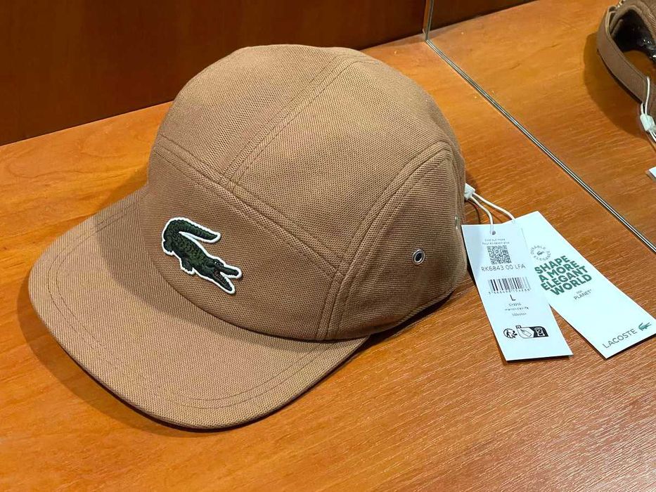 Lacoste Organic Cotton Girolle Crocodile Cap кепка оригінал бейсболка