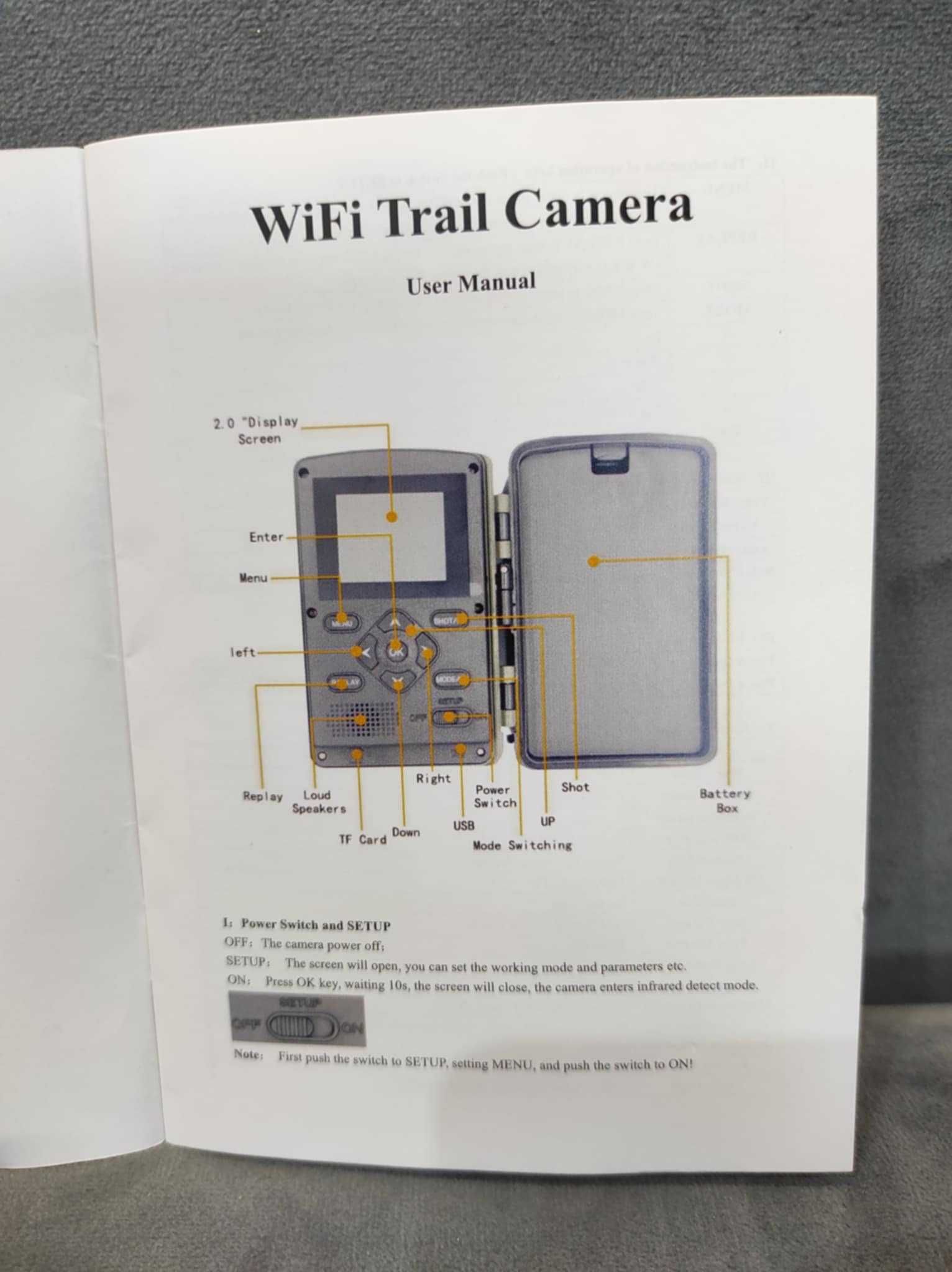 Kamera leśna fotopułapka 4MP z wyświetlaczem 2cale. Menu polskie