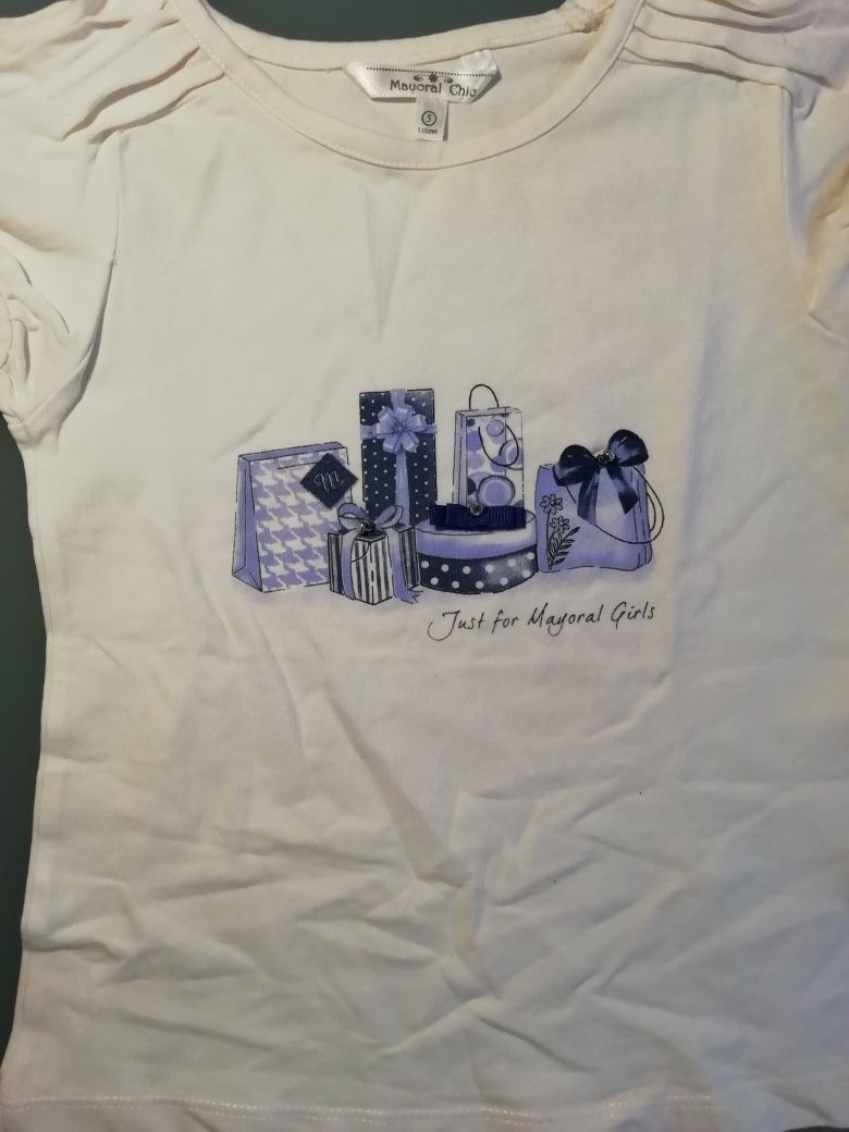 3 Tshirt menina chicco Gentemiuda COMO NOVAS