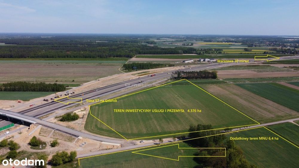 Sprzedam świetną działkę inwestycyjną pod Warszawą
