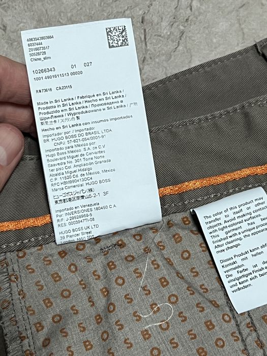 Брюки-чіноси BOSS (оригінал, нова колекція)