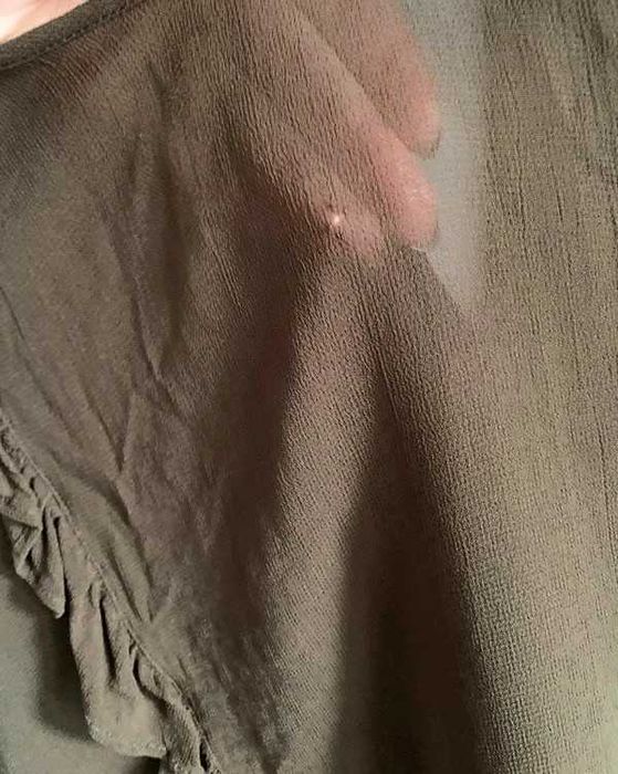 ByTiMo półtransparentna bluzka top oversize z wiskozy