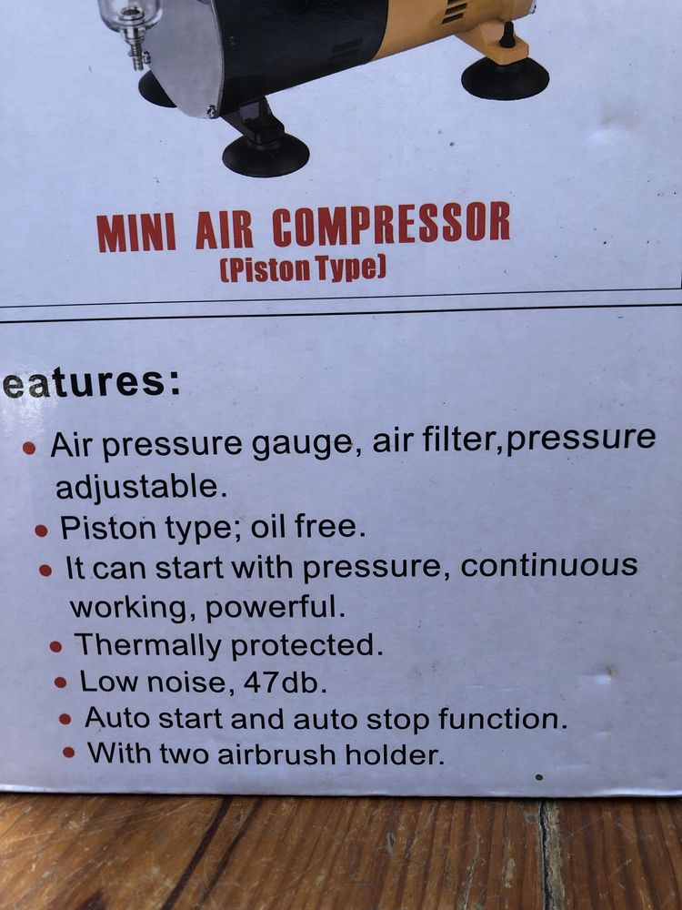 Mini compressor de ar  - Airbrush AS18C