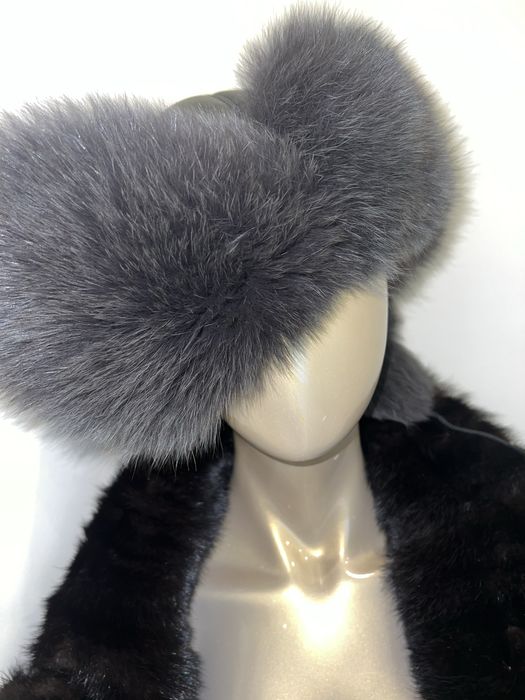 Шапка ушанка натуральный мех