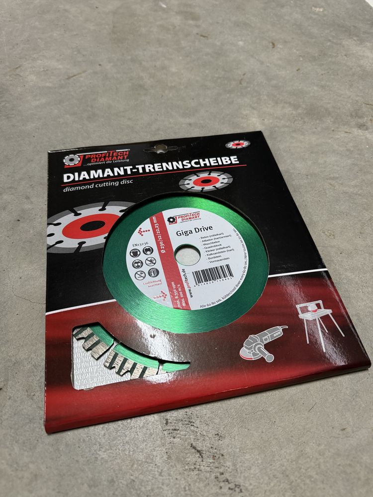 Tarcza diamentowa do cięcia zbrojonego betonu 230mm