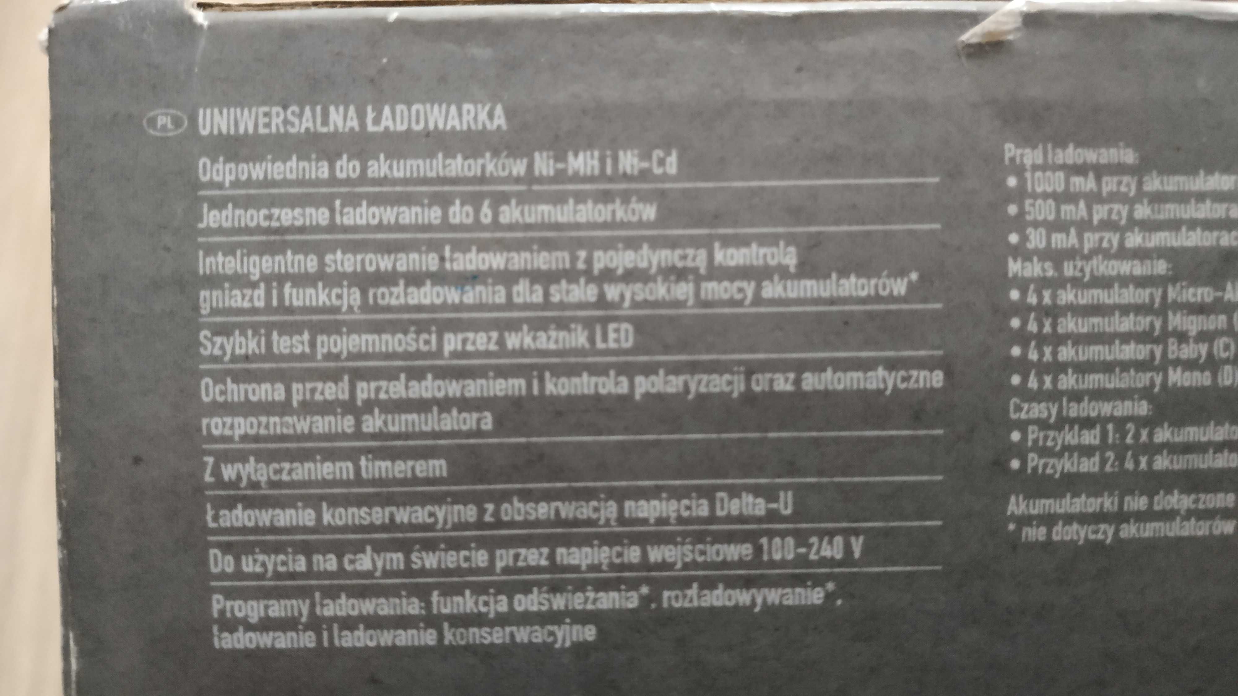 Uniwersalna ładowarka TRONIC