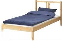 Łóżko ikea fjellse sosna 90x200 rama+dno luroy Ursynów Józefosław