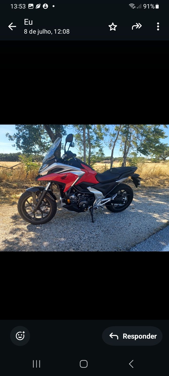 Vendo Honda 750x