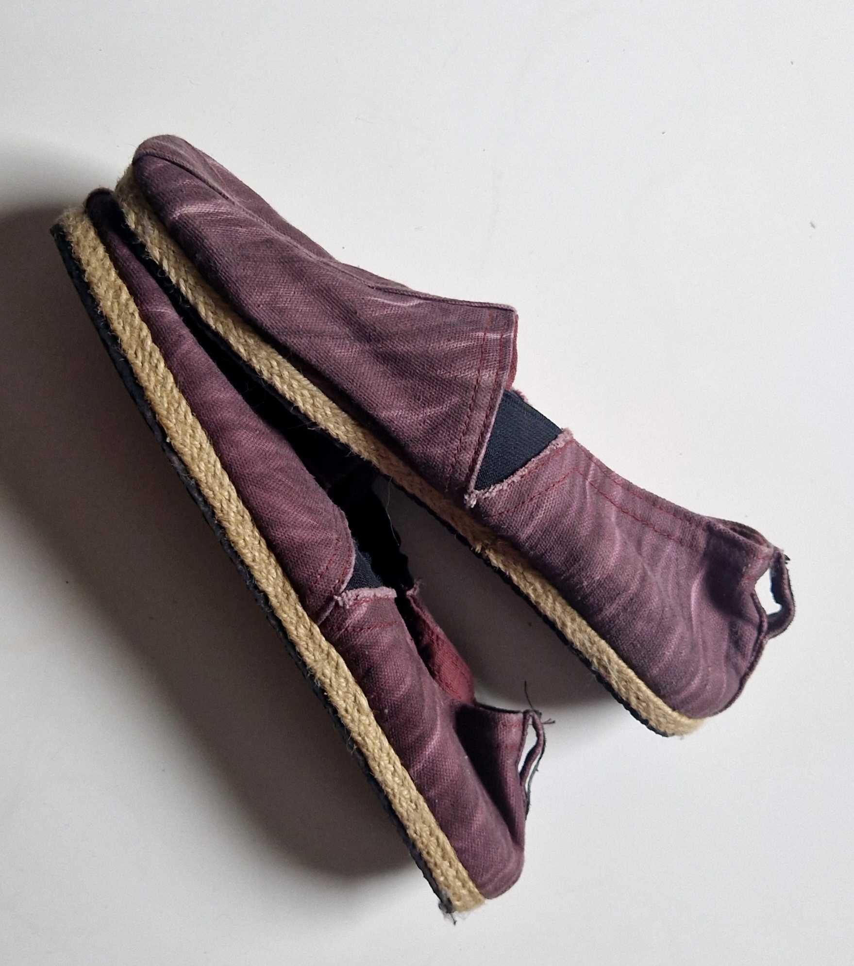 Męskie wygodne buty espadryle acid wash RELIGION 43 logo