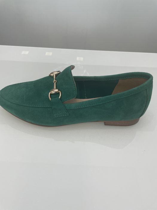 Mokasyny zielone nowe r.38