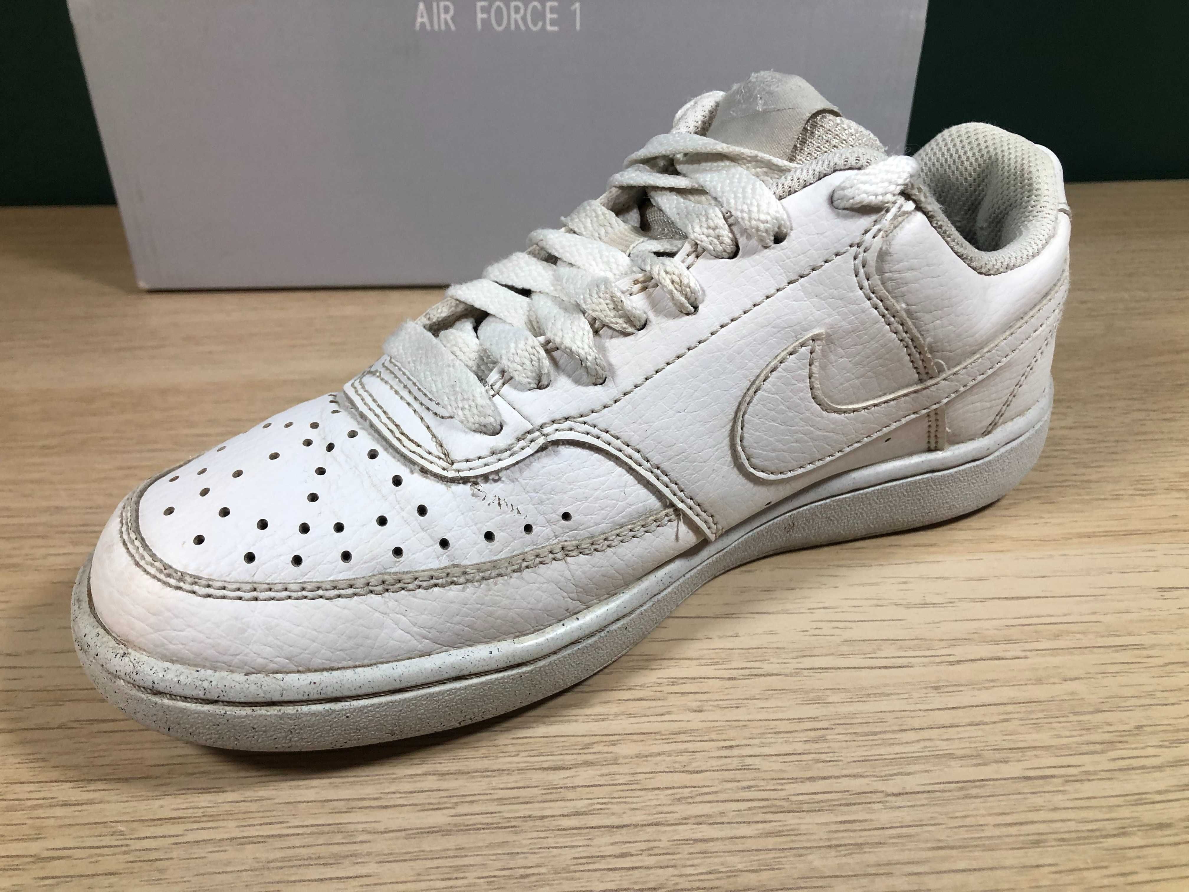 Nike Air Force 1 LE | Unisex | Skórzane | Białe | Rozmiar 36.5