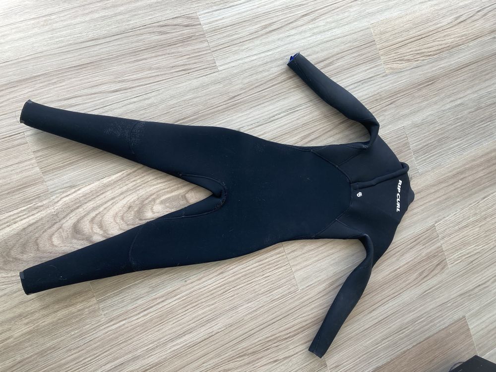 Rip Curl Flashbomb wetsuit 4/3 fato de surf junior 8