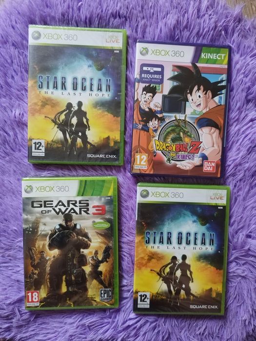 Nowe gry Folia Dragon Ball Z Kinect / Star Ocean / Gears War 3 Xbox360
