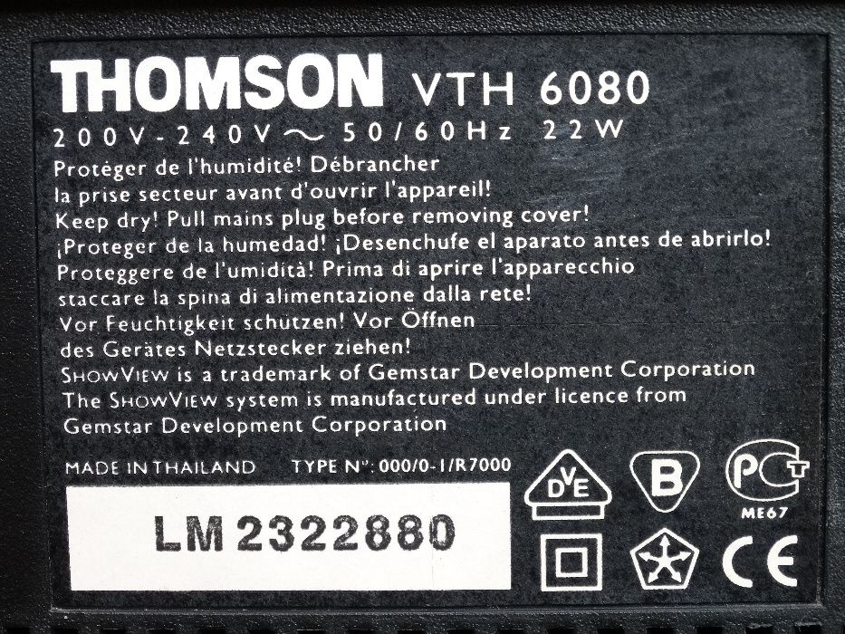 wideo thomson VTH 6080