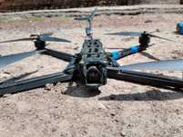 Руснявий FPV дрон, "Пиранья 7" разом з АКБ на 7500 mAh