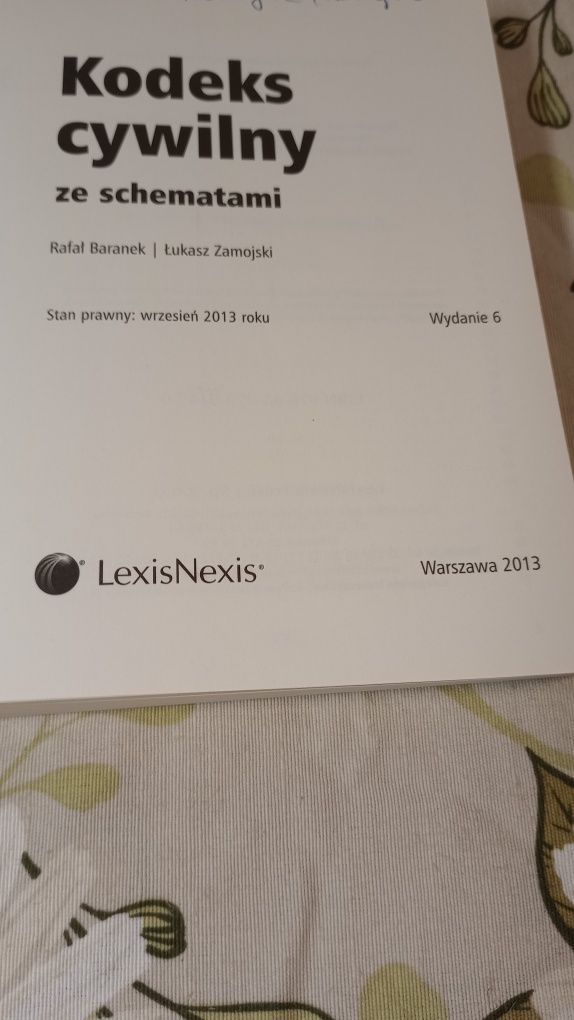 Kodeks cywilny ze schematami. Rafał Baranek, Łukasz Zamojski