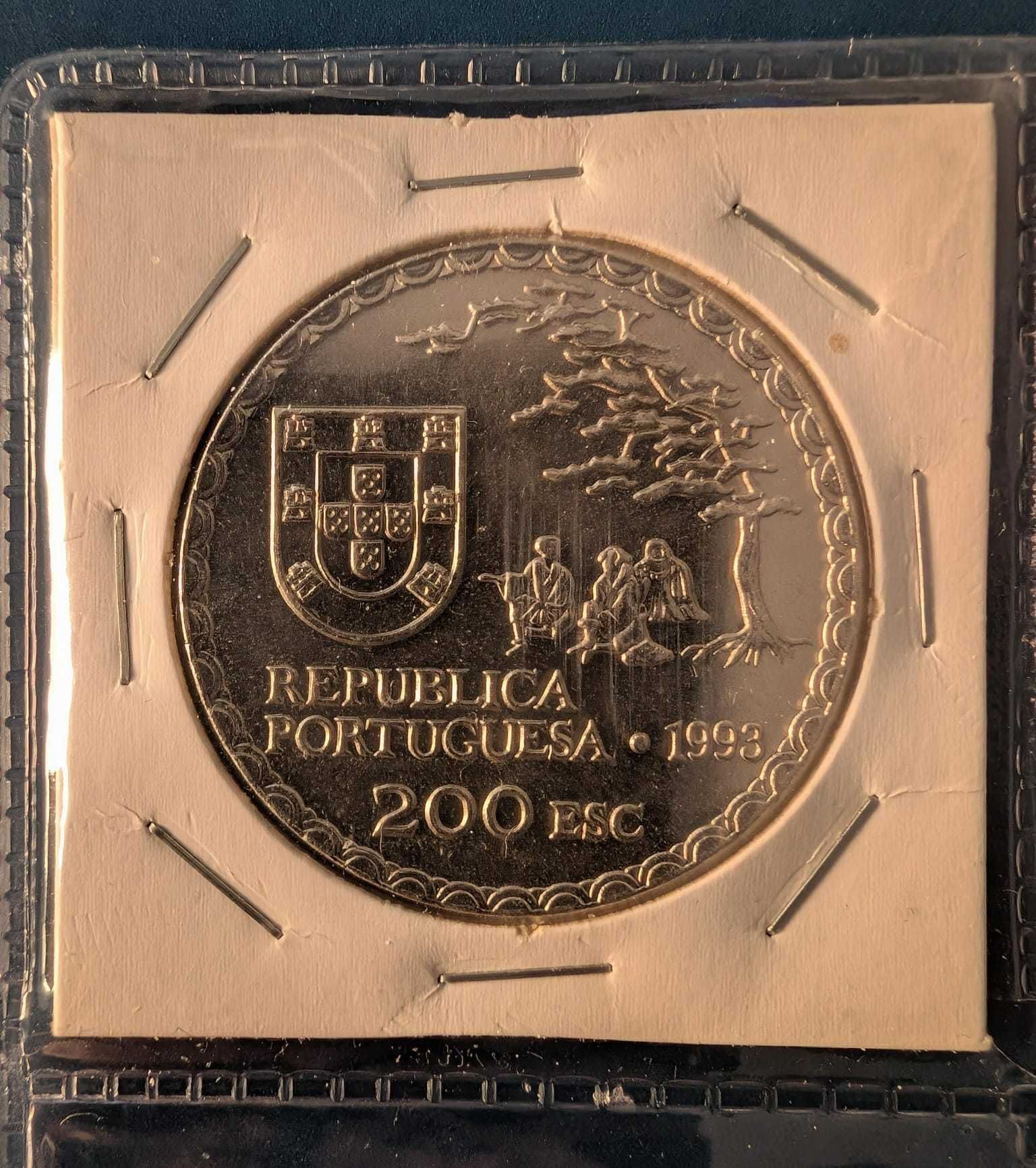 Moeda de Coleção Portuguesa - 200 Escudos - 1993 - Arte Namban