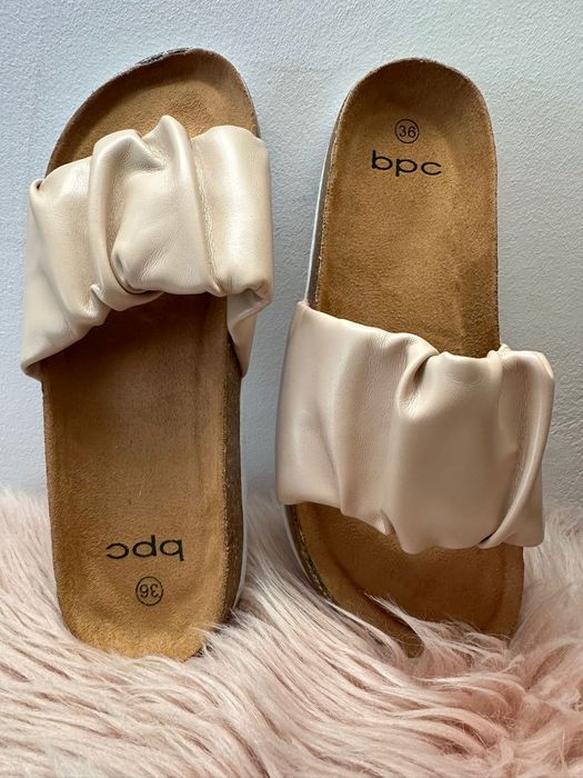 B.P.C klapki na korku różowe ^36