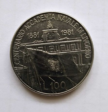 100 lirów, 1981 rok, Włochy