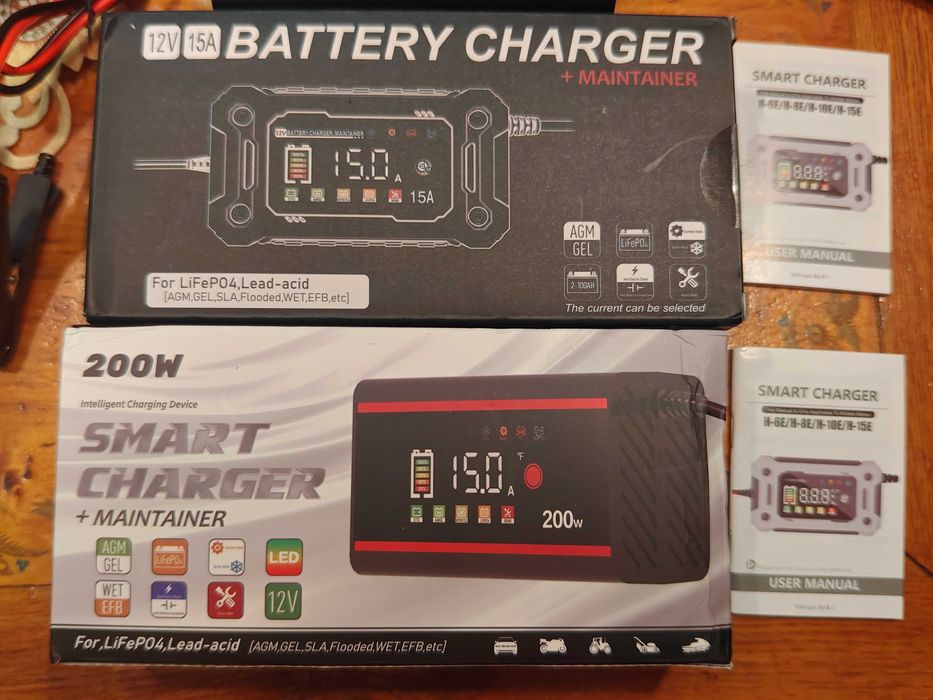 Зарядний пристрій для автомобільного акумулятора 12V 15А