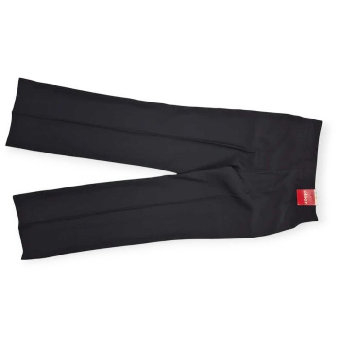 Czarne eleganckie spodnie Olsen 36 S szerokie nogawki nowe