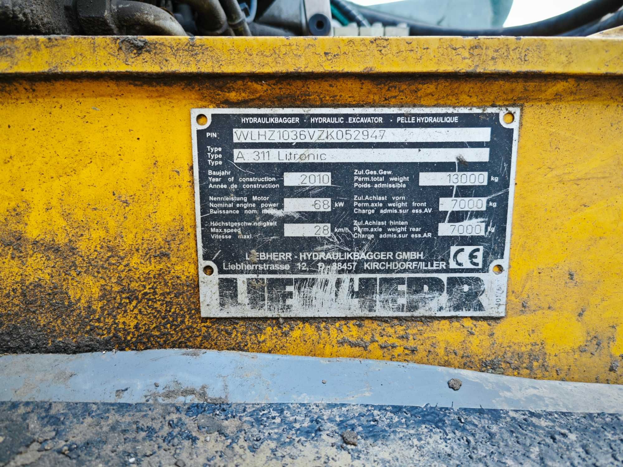 Koparka kołowa Liebherr A311