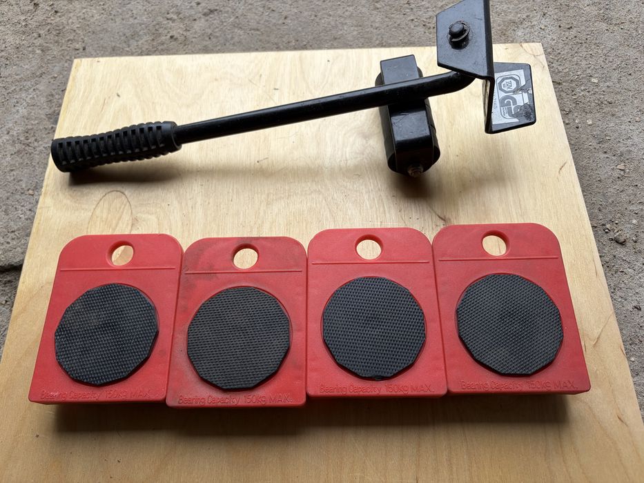 Zestaw do transportu mebli rolki podnośnik 150kg przeprowadzka