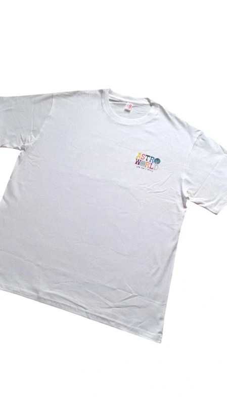 Travis Scott koszulka astro world drip y2k rap merch hiphop tshirt