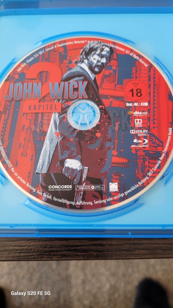 John Wick 2 Blu ray  Niemcy/Ang