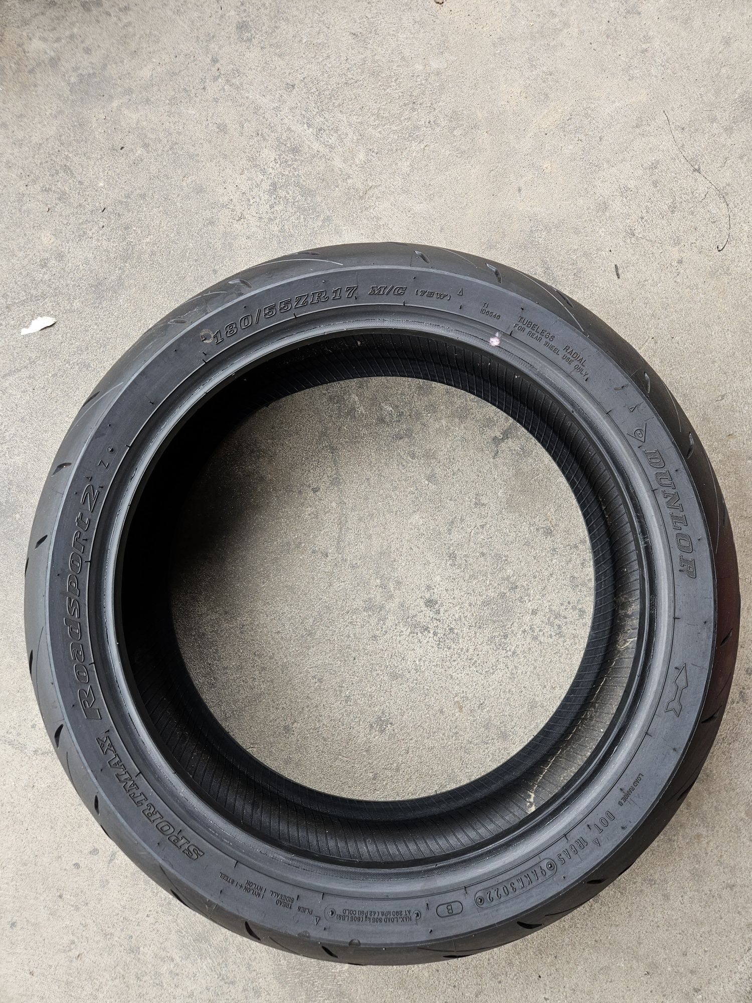 Dunlop Roadsport 180/55R17 Dot 3022 Nr 1364