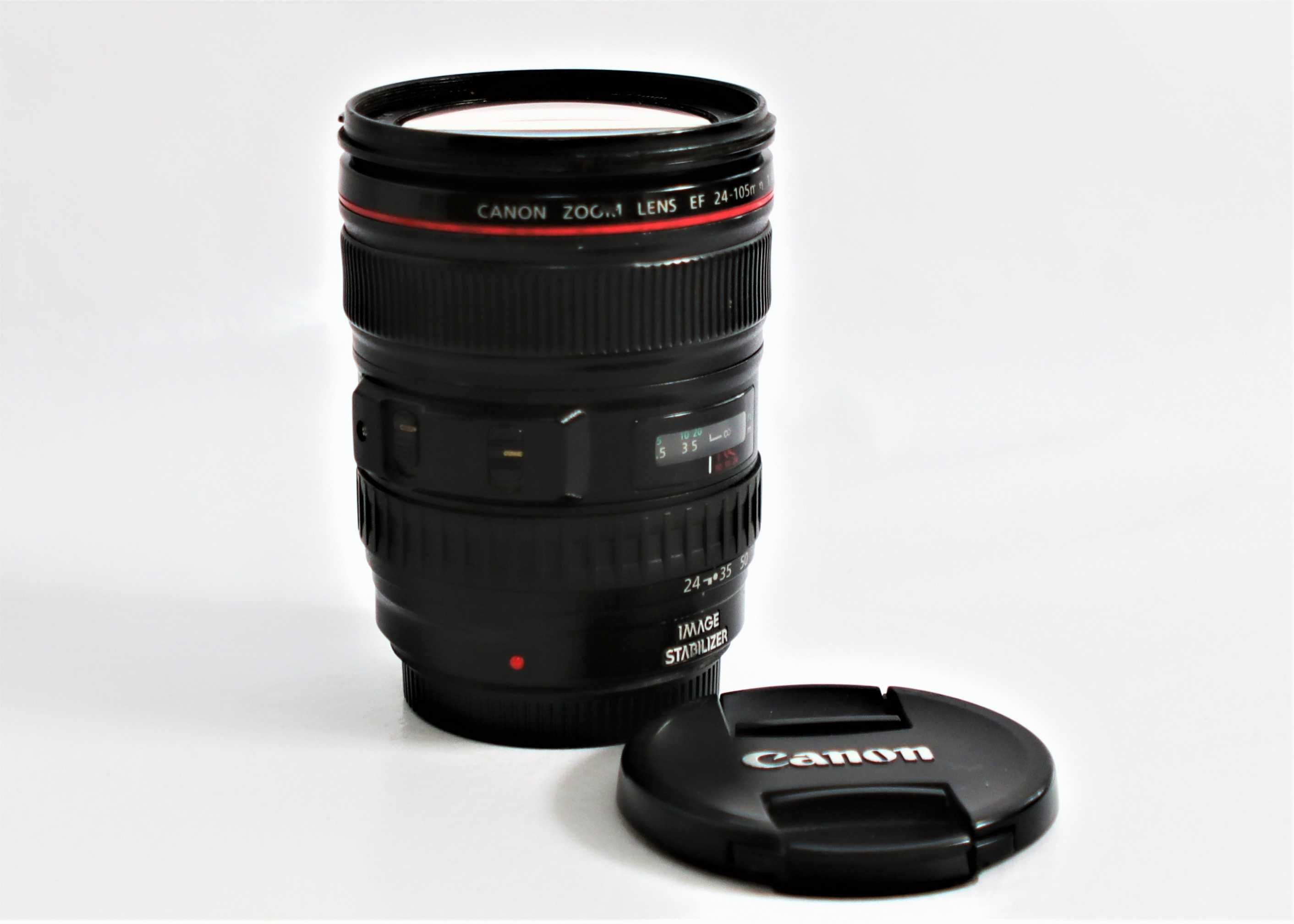 Lente Canon EF 24-105mm IS USM L objetiva em bom estado